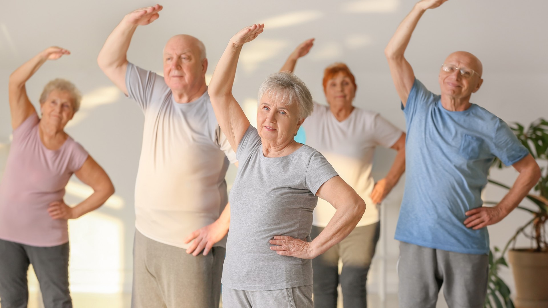 Care Home yoga stretching