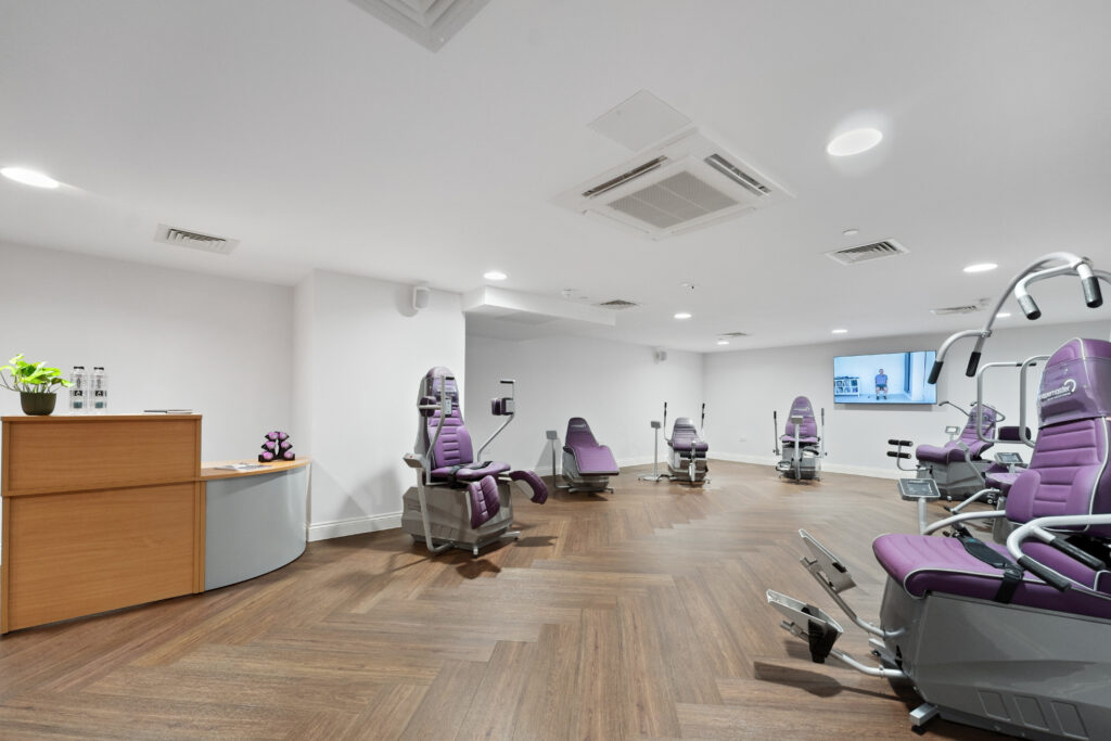 Ocean Heights care home fitness room