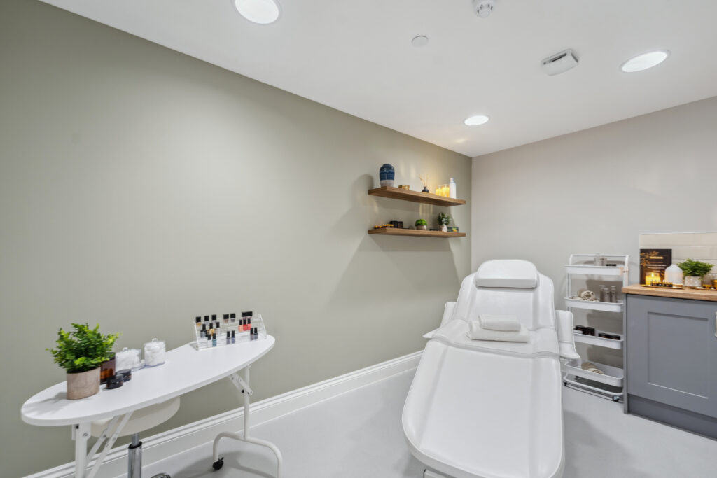 Ocean Heights care home salon room and chair