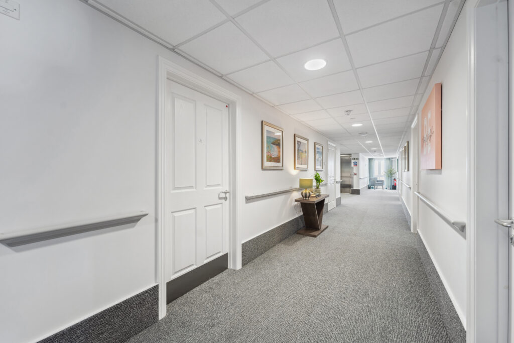 Ocean Heights Care Home view down the hallway